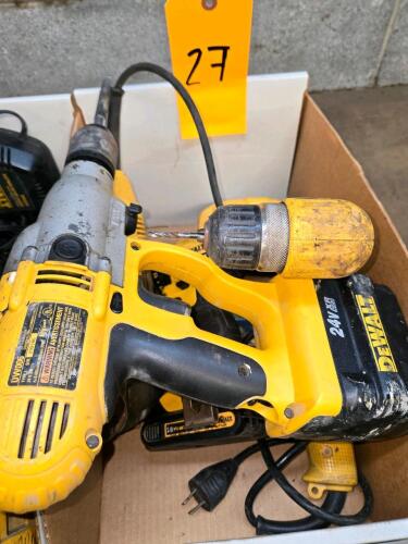 LOT DEWALT POWER TOOLS
