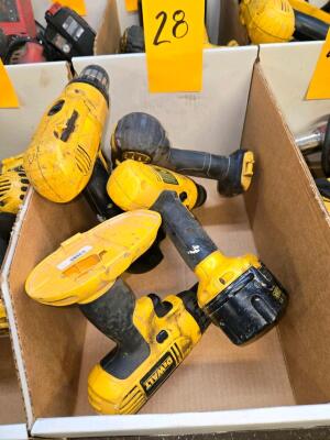 LOT DEWALT POWER TOOLS