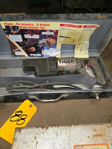 LOT PORTER CABLE TIGER QUIK CHANGE SAWZALL