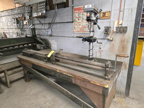 LOT NIAGARA NO.3 HAND FOLDER; HAND ROLL; CENTRAL MACHINERY TABLE-TOP DRILL PRESS