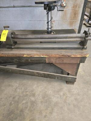 LOT NIAGARA NO.3 HAND FOLDER; HAND ROLL; CENTRAL MACHINERY TABLE-TOP DRILL PRESS - 3