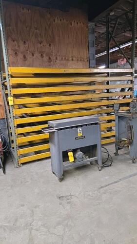 LOT PALLET RACK; NO CONTENTS; NO MACHINES