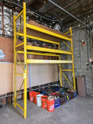 LOT PALLET RACK; NO CONTENTS