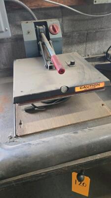 LOT MISCELLANEOUS BENCH TOP EQUIPMENT AND BENCH - 4