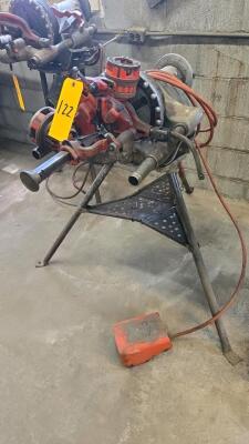 RIDGID MODEL 535 ELECTRIC PIPE THREADING MACHINE; 1/8"-2" THREADING CAPACITY; SPEED CHUCK - 2