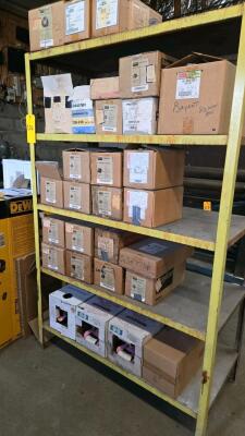 LOT NEW/USED CONDENSER FAN MOTORS AND REFRIGERANT