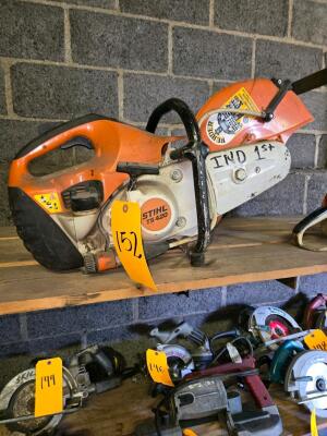 STIHL TS420 PORTABLE CONCRETE SAW