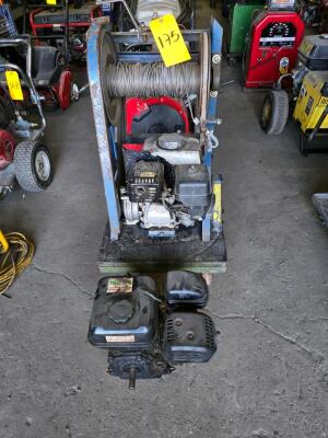 LOT PORTABLE POWER WINCH AND PUMP