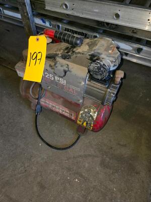 CRAFTSMAN PORTABLE AIR COMPRESSOR; 25PSI; 3 GALLON