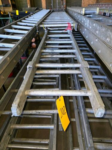 LOT ALUMINUM LADDERS; QTY. 3