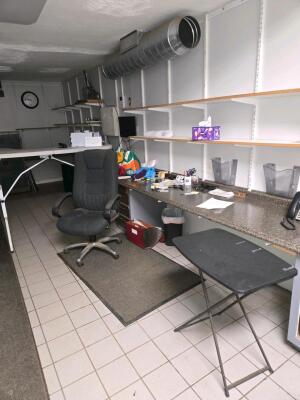 LOT OF ENTIRE CONTENTS OF DOWNSTAIRS OFFICE; NO VERTICAL FILE CABINETS - 2
