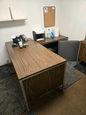 LOT OF ENTIRE CONTENTS OF DOWNSTAIRS OFFICE; NO VERTICAL FILE CABINETS - 7