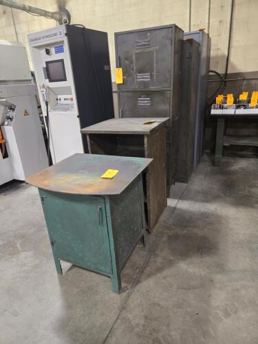 LOT STEEL CABINETS AND LOCKERS