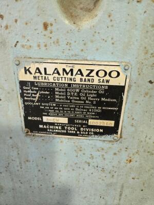 KALAMAZOO HORIZONTAL BAND SAW; MODEL 8-CW - 2