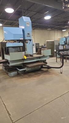 Hurco KMB3 CNC Vertical Machining Center, 42"x16" Table, 32"x16"x16" Travel, Dual CRT Controls