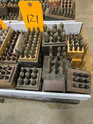 LOT NUMBERS AND LETTERS STAMPS
