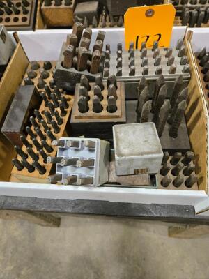 LOT NUMBERS AND LETTERS STAMPS