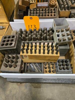 LOT NUMBERS AND LETTERS STAMPS