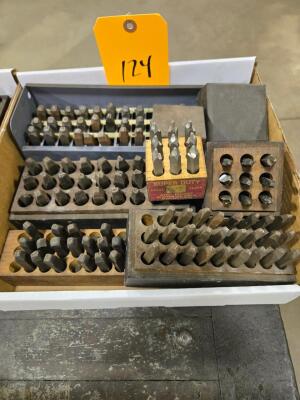 LOT NUMBERS AND LETTERS STAMPS