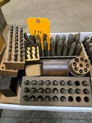 LOT NUMBERS AND LETTERS STAMPS