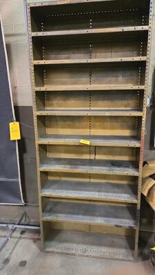 LOT SHELVES AND WELDING CURTAIN