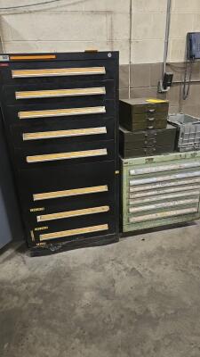 LOT STANLEY VIDMAR CABINETS AND CONTENTS