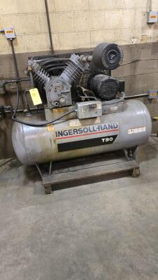 Ingersoll-Rand T30 2545E10V 10 HP 120-Gallon Horizontal Air Compressor