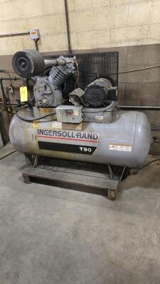 Ingersoll-Rand T30 2545E10V 10 HP 120-Gallon Horizontal Air Compressor - 3