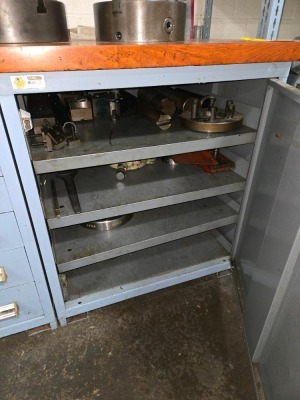 CABINET & CONTENTS OF LATHE TOOLING - 2