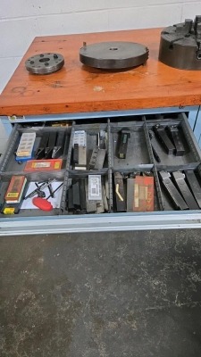 CABINET & CONTENTS OF LATHE TOOLING - 3