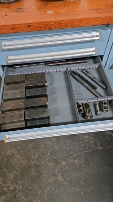 CABINET & CONTENTS OF LATHE TOOLING - 5