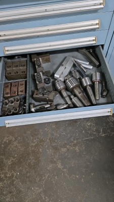 CABINET & CONTENTS OF LATHE TOOLING - 6