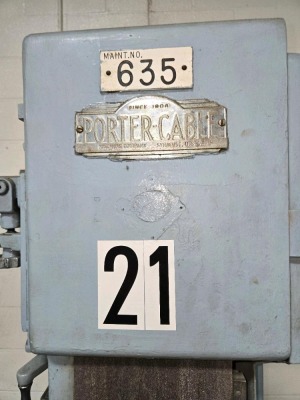 PORTER CABLE VERTICAL BELT SANDER - 2