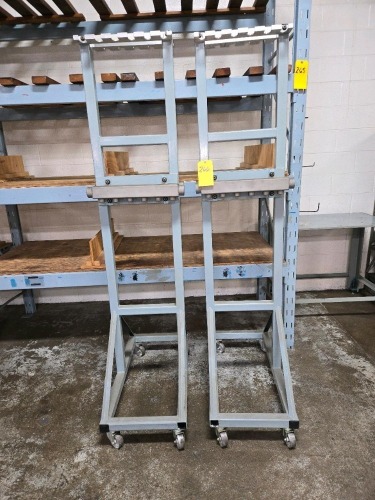 LOT ROLLING METAL STANDS