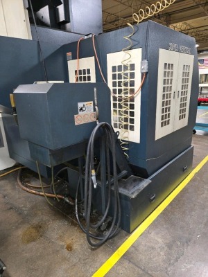2005 JOHNFORD 3-AXIS CNC MOVING TABLE BRIDGE MILL, MDL. DMC-1500 - 9