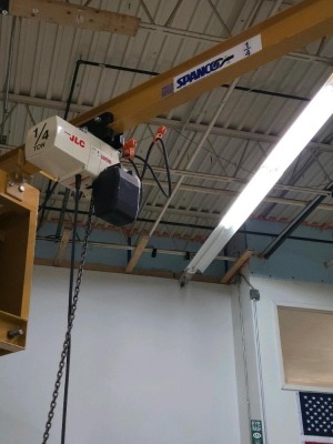 SPANCO JIB CRANE; 500 LB. CAPACITY - 4