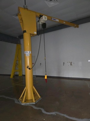 SPANCO JIB CRANE; 500 LB. CAPACITY - 2