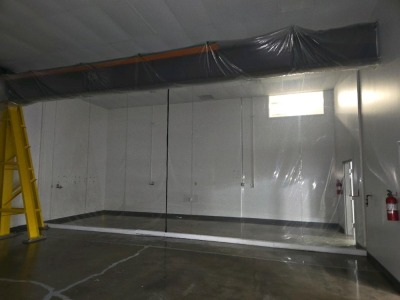 MAZELLA BRIDGE CRANE; (1) 10 TON HOIST; (1) 5 TON HOIST; PENDANT CONTROLS; UNDER-HUNG; APPROXIMATELY 30' X 100' TRAVEL; REMOVAL COST TBD - 12