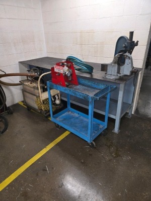 LOT WELDING OUTFIT WITH MILLER 330A WELDING POWER SUPPLY - 6