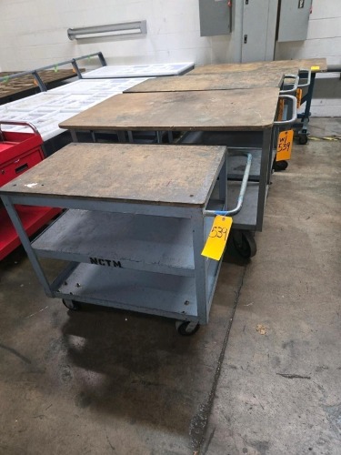 LOT ROLLING CARTS