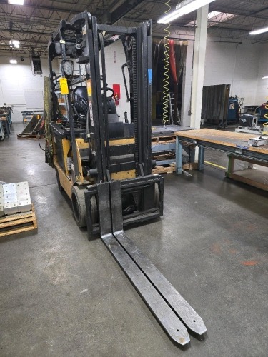 CATERPILLAR FORKLIFT; MODEL E6500; 6,500 LB. CAPACITY