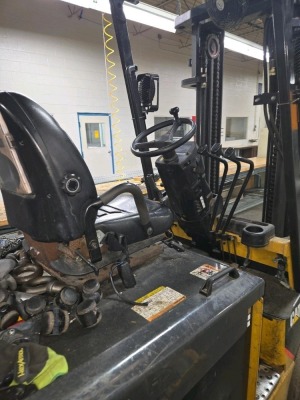 CATERPILLAR FORKLIFT; MODEL E6500; 6,500 LB. CAPACITY - 6