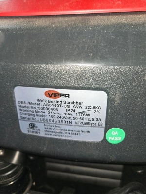 VIPER WALK BEHIND SCRUBBER - 3