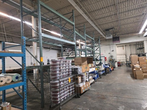 LOT PALLET RACK-NO CONTENTS