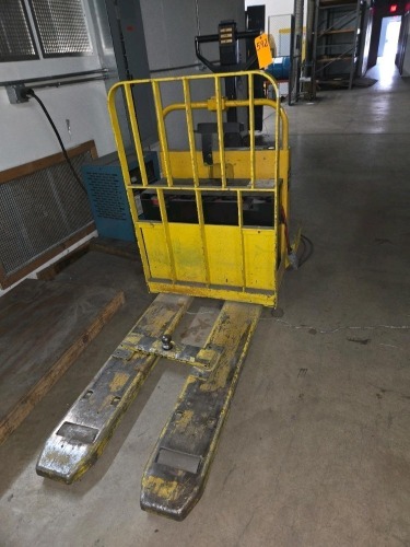 YALE ELECTRIC PALLET TRUCK; 6,000 LB. CAPACITY