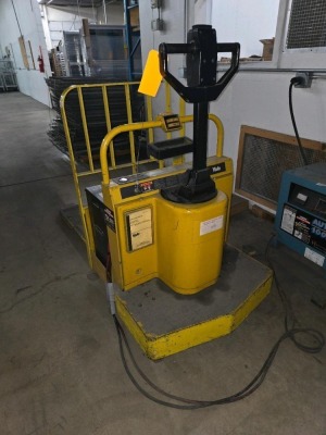 YALE ELECTRIC PALLET TRUCK; 6,000 LB. CAPACITY - 4