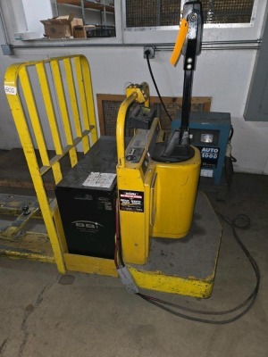 YALE ELECTRIC PALLET TRUCK; 6,000 LB. CAPACITY - 5
