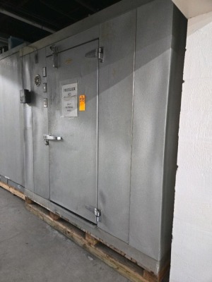 FREEZER-APPROXIMATELY 8' X 8' X 8'-WITH CONTENTS - 2