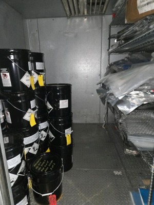 FREEZER-APPROXIMATELY 8' X 8' X 8'-WITH CONTENTS - 5