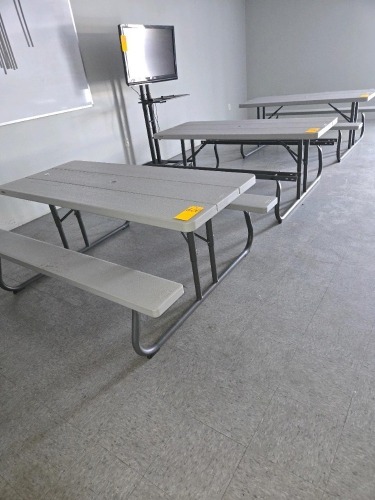 LOT LUNCH ROOM TABLES-NO TV